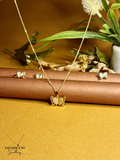 Butterfly Luxe Jewelry Set – Necklace, Earrings & Ring