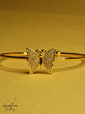 Elegant Butterfly Bracelet – Silver and Golden Finish